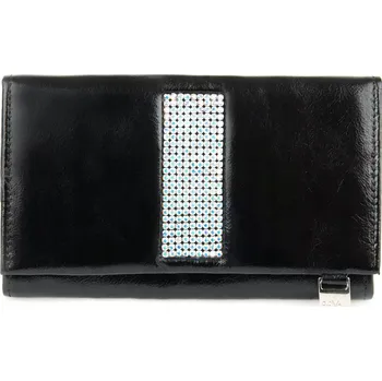 Peněženka Dámská peněženka Eleonora - Swarovski Černá