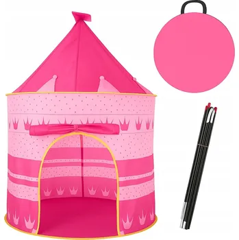 Hra na zahradu VELKÝ STAN PRO DĚTI HRAD DOMEČEK PALÁC NA ZAHRADU DOMŮ ZAHRADNÍ RŮŽOVÝ XXL