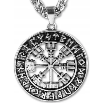 Náhrdelník Náhrdelník Vegvísir severský medailon Runy kompas