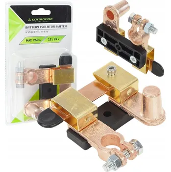 vypínač ODPOJOVAČ BATERIE NOŽOVÝ 120-250A 12V 24V VYPÍNAČ PŘEPÍNAČ