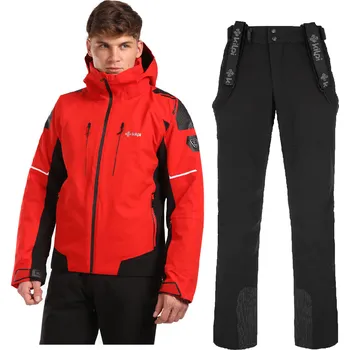 Pánský lyžařský komplet Turnau RED 3XL + Rhea BLK 4XL