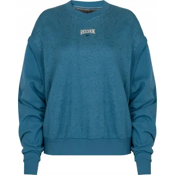 Dámská mikina Reebok dámská mikina přes hlavu bez kapuce, velikost L