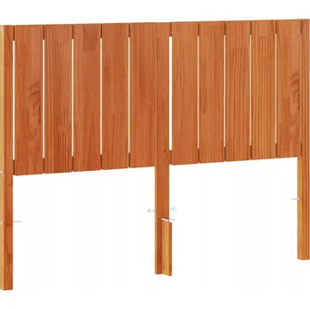 VidaXL Čelo, voskovaná hnědá, 135 cm,