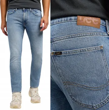 Dámské kalhoty Lee Luke Slim Tapered W32 L34 112349206 Barva Pool Days (Modrá)