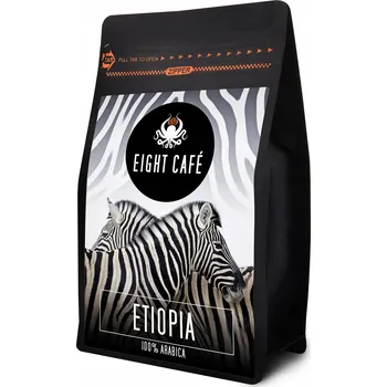 Káva Káva zrnková Arabica Eight Cafe Káva zrnková 100% Arabika Eight Cafe Etiopie 50 g Čerstvě pražená 50 g 50 g