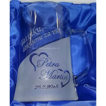 Svatební dekorace Svatební korbel LOVE