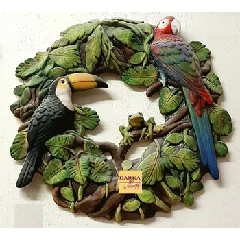 Zahradní dekorace Věnec- Tropical keramický P