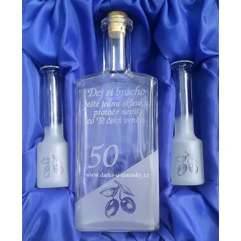 Pískovaná sada 2+1 / Švestka