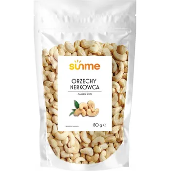 Sušená potravina Celé ořechy Kešu ořechy Sunme 150g