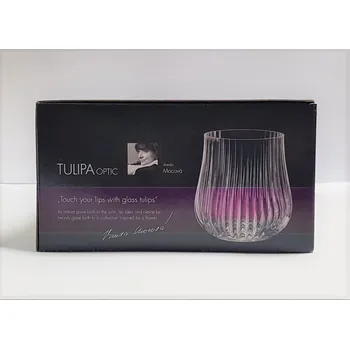 Sklenice Souprava skleniček 6 ks TULIPA OPTIC