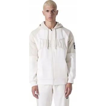 Pánská móda Pánská mikina Everlast Neutrals na zip, dusty white/light beige, velikost L