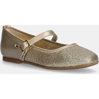 Dětská móda Dětské balerínky Tommy Hilfiger zlatá barva, T4A3-33930 T4A3.33930.28.34 10Y, EUR 28
