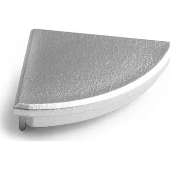 LED osvětlení Záslepka KOPRO-L pro profil KLUŚ, kulatá, metalická.