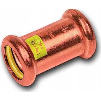 Vodovodní potrubí Měděná spojka SANHA 15 mm