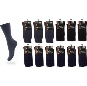 Pánské ponožky 12 x Ponožky 100% Bavlna Pánské Ponožky 39-41