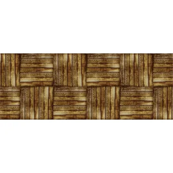 ubrus Sanem Plastik 1168 PVC ubrus Florista (dřevo kostky) -- ks -- 140x180 cm Barva: hnědá, rozměr: 140 cm x 180 cm