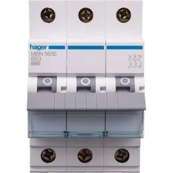 Jistič Jistič 3P B 63A Hager MBN363E