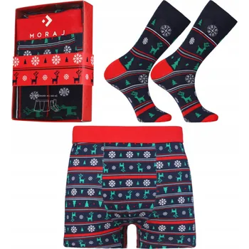 Pánské Ponožky VÁNOČNÍ DÁRKOVÁ DÁREK MORAJ XL