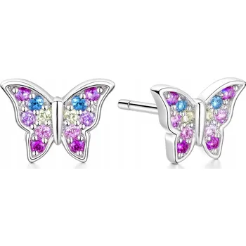 Náušnice Stříbrné náušnice pro dívky, děti, puzetové náušnice, stříbro 925