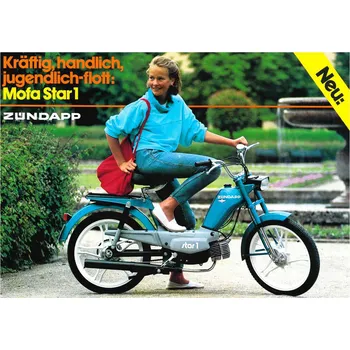 Samolepicí dekorace na vozidlo Diverse / Import Brožura Moped DIN A4 pro Star 1 MG00086604