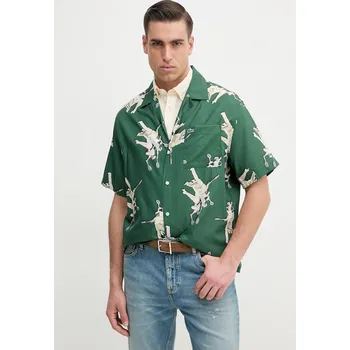 Pánská košile Košile Lacoste CH0113 zelená 79X, vel. 40