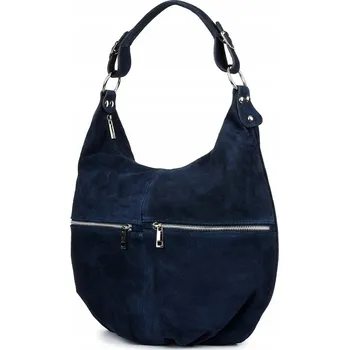Kabelka Beltimore shopper kabelka z pravé kůže modrá