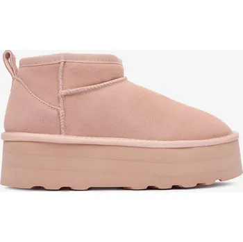 Dámská zimní obuv DeeZee Dámské zateplené sněhule Růžová světlá DZN-005