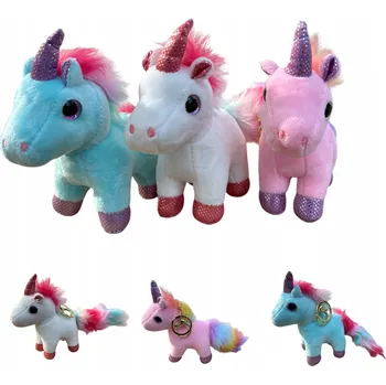 Přívěsek Na Klíče koník jednorožec 15 cm se zapínáním 3 barvy jednorožec