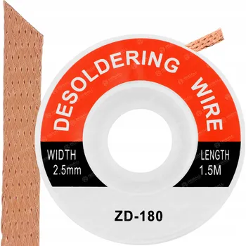 MĚDĚNÝ ODSÁVACÍ KNOT NA CÍN ZHONGDI ZD-180 2,5mm