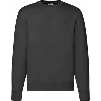 Pánská mikina Pánská mikina Premium Fruit of the Loom Černá XXL