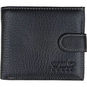 Peněženka Wild Horse peněženka z přírodní kůže černá - muž