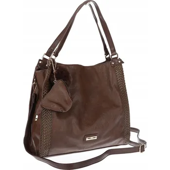 Dámská kabelka Shopper italské značky CHARRO A4 Prostorná CH6626 Čokoládová