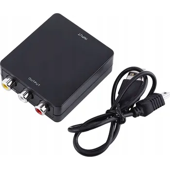 KONVERTOR HDMI NA RCA ADAPTÉR AV CINCH CVBS 1080