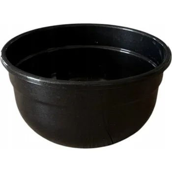 Květináč Kryt Květináč 15cm černý Dekorace květinové Plast