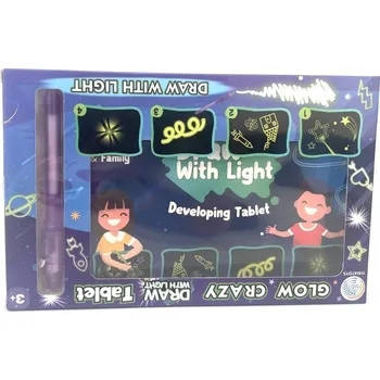 plyšák Kreslící tabulka svítící ve tmě DN00570601