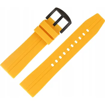 Pasek Expedition - Silikon (C442) żółty s černou barvou