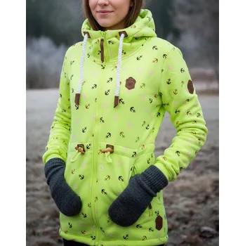 Dámská mikina Dámská mikina velké velikosti 4XL až 7XL neonová