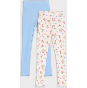 Dívčí kalhoty Sinsay - Sada 2 legín - vícebarevná - 183CI-MLC - 183CI-MLC-98