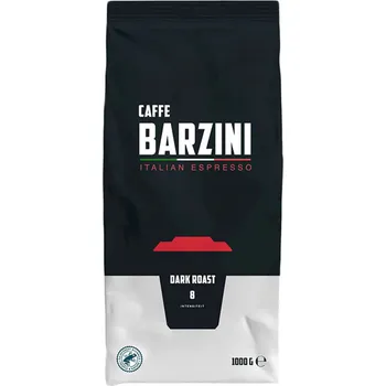 Káva zrnková směs Caffe Barzini Dark Roast 1 kg 1000 g