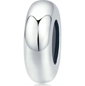 Přívěsek CHARMS PŘÍVĚSEK STŘÍBRNÝ 100% STŘÍBRO S925 925 JEDNODUCHÝ KROUŽEK