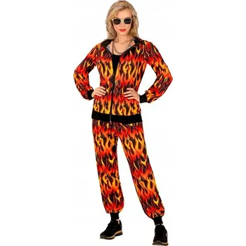 Karnevalový kostým KOSTÝM TEPLÁKOVKA SOUPRAVA OUTFIT DISCO PÁRTY 80. LÉTA L