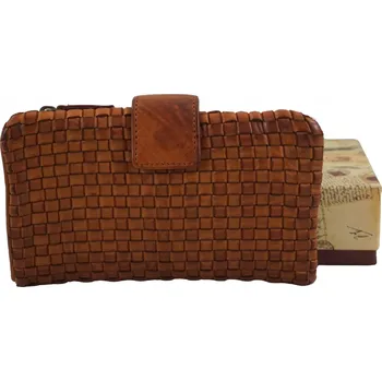 Peněženka Barberinis peněženka z pravé kůže hnědá - unisex