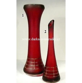 Váza Váza č. 1 červená vysoká, mřížka