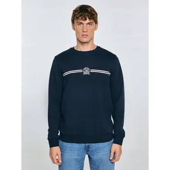 Pánská mikina BIG STAR PÁNSKÁ MIKINA S VÝŠIVKOU, TMAVĚ MODRÁ, DANIEL 403 L