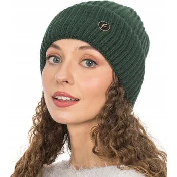 Čepice Zlatá Čepice čepice zimní beanie zelená univerzální velikost