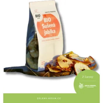 Sušená potravina BIO sušená jablka RAW, 50 g