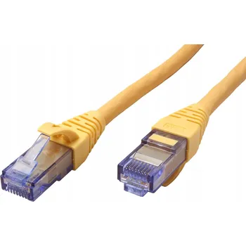 Síťový kabel ROLINE UTP patchkabel kat. 6a, Component Level, 1,5m, LSOH, žlutý