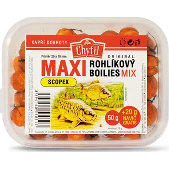 Boilies Chytil Rohlíkový Boilies Maxi Scopex Hmotnost: 60g, Průměr: 20mm
