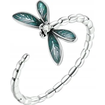 Prsten Prstýnek VÁŽKA Stříbro 925 nastavitelný