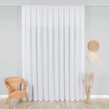 Záclona s olůvkem Adra - nehořlavá bez obšití 300